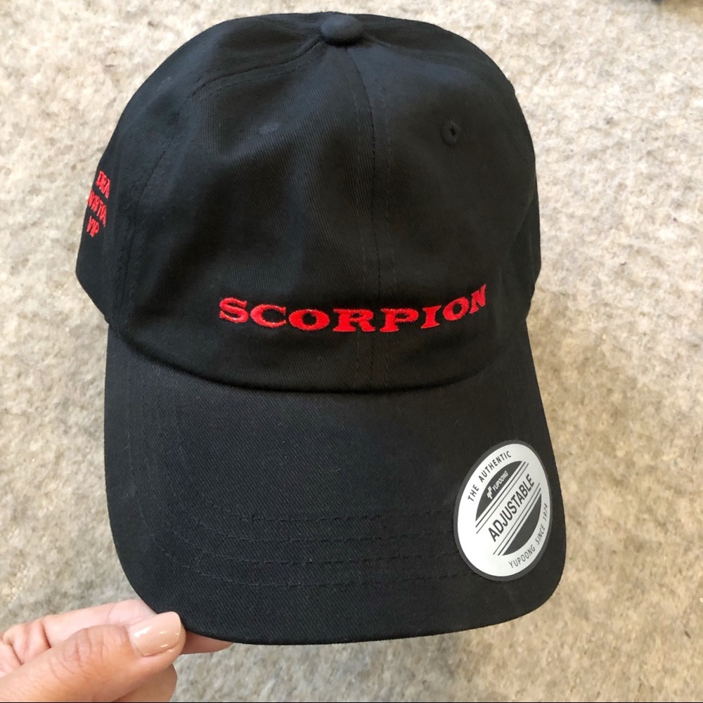 Embroidered Black Baseball Cap - Adjustable